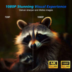Android 11 4K Smart Projector 580ANSI 1920*1080P Full HD Wifi6 BT5.0 Allwinner H713 Voice Control Home Cinema Theater