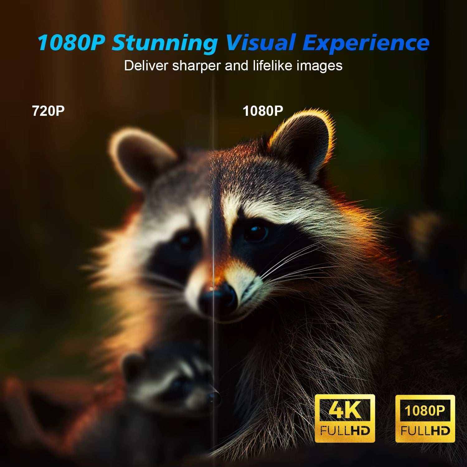 Android 11 4K Smart Projector 580ANSI 1920*1080P Full HD Wifi6 BT5.0 Allwinner H713 Voice Control Home Cinema Theater