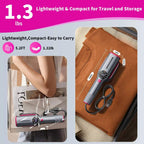 Dr.Flash portable garment steamer with LED display and 90° swivel handle for clothes steaming and ironing